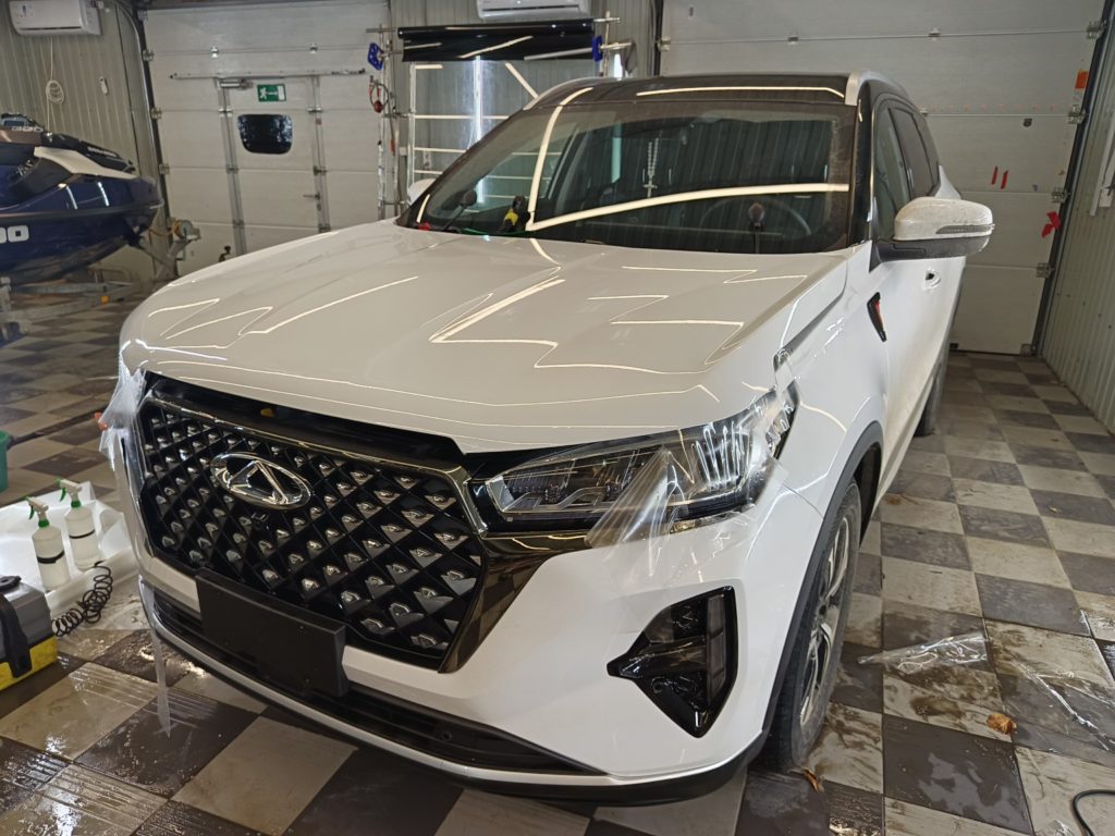 Оклейка фар и капота Chery Tiggo 7 Pro Max в Нижнем Новогороде